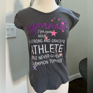 Girls Gymnast Top Size 14